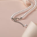 Imitation Pearl Necklace Wedding Pearl Necklace for Women-6mm