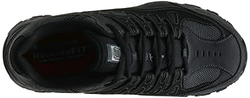 Skechers Men's Cankton-U, Black/Charcoal, 10.5 M US