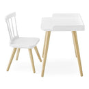 Kids' Desk & Chair Set-Greenguard Gold Certified-Ideal for Arts & Crafts, Snack Time, Studying