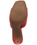 DKNY Women's Bronx Heeled Sandal, RED, 6