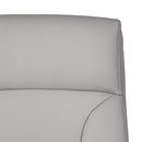Executive Chair, 275lb Capacity with Oversized Seat Cushion, Grey Bonded Leather
