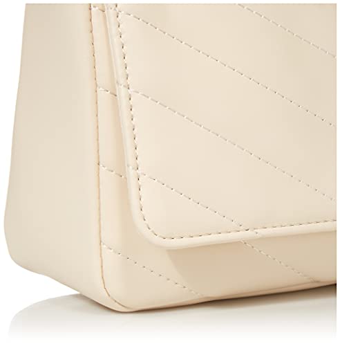 The Drop Women's Koko Quilted Flap bag, Bone, One Size