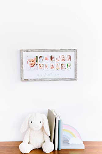 My First Year Photo Moments Baby Keepsake Picture Frame, Baby’s First Year Photo Frame