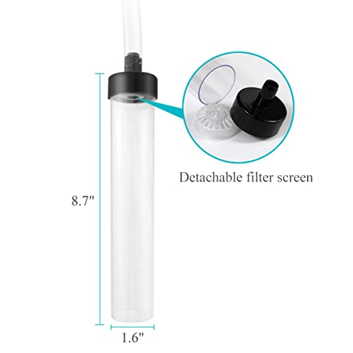 5ft Aquarium Siphon Vacuum Cleaner for Fish Tank Cleaning Gravel & Sand