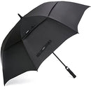 62 Inch Automatic Open Golf Umbrella Extra Large Oversize Double Canopy Vented