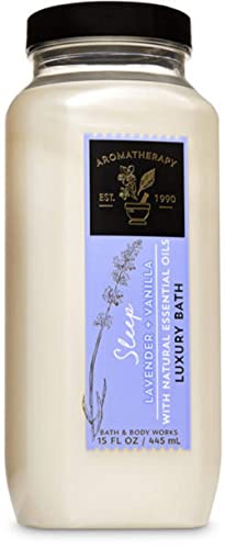Lavender Vanilla Luxury Bath Aromatherapy Sleep 15 Ounce Large