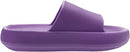 Slippers for Women Lightweight EVA Open Toe Soft Shower Slides  Female Purple