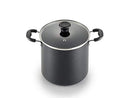 Specialty Total Nonstick Dishwasher Safe Oven Safe Stockpot Cookware, 12-Quart, Black