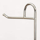Rolling Laundry Cart with Hanging Bar - Chrome Finish