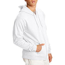 Hanes Men's Full-Zip Eco-Smart Hoodie, white, X Large