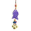 Pet Parrot Bell Toy, Bird Chew Toys with Stainless Steel Bells