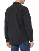 Men's Regular-Fit Long-Sleeve Solid Casual Poplin Shirt