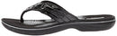 Women's Breeze Sea Flip-Flop, Black Synthetic Patent
