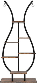 GDLF Plant Stand Indoor Tall Plant Shelf Metal Tiered Hanging Shelf, 59"