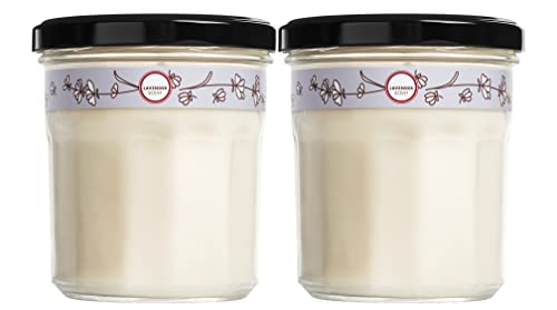 Scented Soy Aromatherapy Candle, 35 Hour Burn Time, Made with Soy Wax and Essential Oils