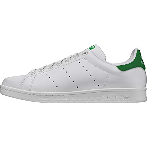 adidas Originals Men's Stan Smith (End Plastic Waste) Sneaker, White/White/Green