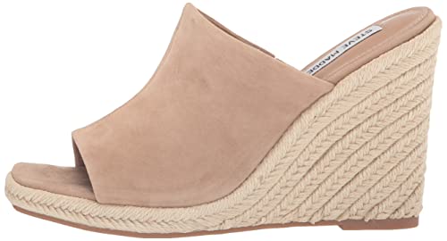 Women's URGE Wedge Sandal, Tan Suede, 7.5