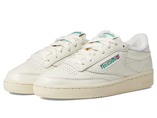 Reebok Women's Club C Sneaker Chalk/Alabaster/Glen Green Vintage 9