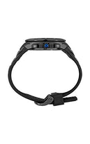 Seiko Men's Stainless Steel Japanese Quartz Silicone Strap, Black