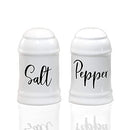 Salt and Pepper Shakers set Farmhouse Kitchen Decor Ceramic Salt Shaker -White