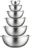 Stainless Steel Mixing Bowls (Set of 6) Stainless Steel Mixing Bowl Set