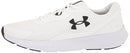 Under Armour Men's Surge 3 Road Running Shoe, White (100)/Black, 11