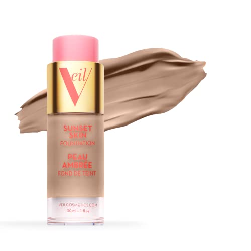 Sunset Skin Liquid Foundation | 4N | Buildable Coverage | Water-Resistant, Hypoallergenic