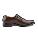 Bruno Marc Men's State-01 Dark Brown Leather Lined Dress Loafers Shoes
