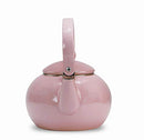 Enamel Teakettle Non-Whistling, 2 Quart, Pink