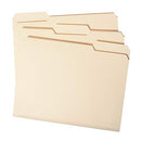 1/3-Cut Tab, Assorted Positions File Folders, Letter Size, Manila - Pack of 100