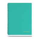 To Do List Notebook, Daily Planner Undated - Hourly Planner, 7.6"x10.2"96 Pages,Green