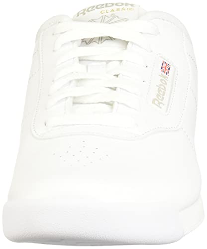 Reebok women's Princess Fashion Sneaker, White, 8.5 US