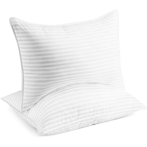 Bed Pillows for Sleeping - Queen Size, Set of 2 - Soft Allergy Friendly, Cooling, Luxury