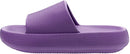 Slippers for Women Lightweight EVA Open Toe Soft Shower Slides  Female Purple