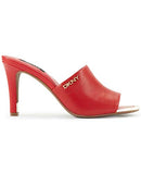 DKNY Women's Bronx Heeled Sandal, RED, 6