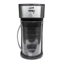 Iced Tea and Coffee Maker with 64 Ounce Pitcher, Black