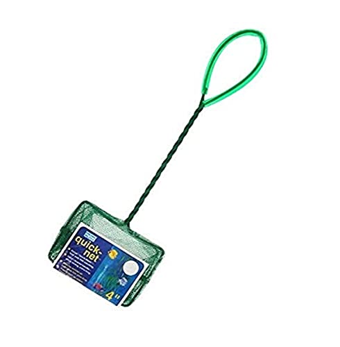 Penn-Plax Quick-Net Standard Handle Green 4 Inches X 3 Inches