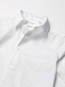 Boys' Big Long Sleeve Slim Fit Dress Shirt, Style with Buttoned Cuffs & Shirttail Hem