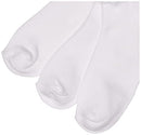Jefferies Socks Girl's Eyelet Lace Socks 3 Pair Pack, White, Medium