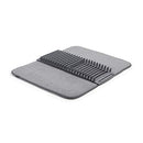 UDRY Rack and Microfiber Dish Drying Mat-Space-Saving Lightweight Design
