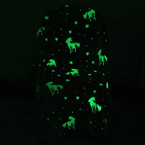 Glow in The Dark Blanket Unicorns Gifts for Girls,Valentines Day Gifts for Kids,Girl Toys