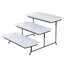 Gibson Home Gracious Dining Dinnerware, 3-Tier Rectangle Plate Set