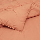 Pinch Pleat Down-Alternative Comforter Bedding Set, Vintage Brick