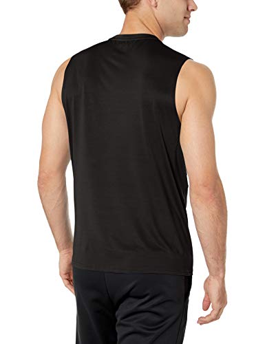 Amazon Essentials Men's Tech Stretch Muscle Shirt, Black, Medium