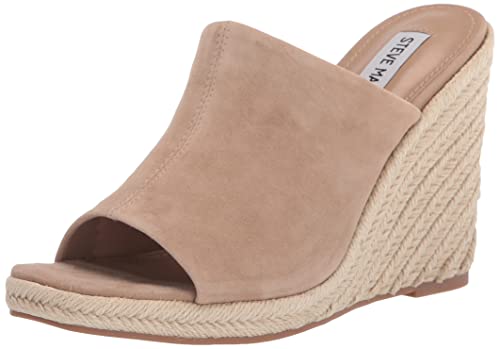 Women's URGE Wedge Sandal, Tan Suede, 7.5