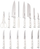 Cuisinart C77WTR-15P Classic Forged Triple Rivet, 15 Piece Set, White