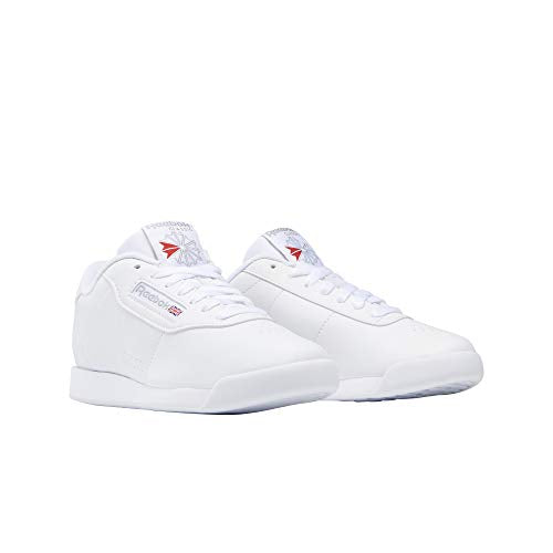 Reebok women's Princess Fashion Sneaker, White, 8.5 US