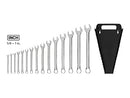 TEKTON Combination Wrench Set, 15-Piece (1/4-1 in.) - Holder | 18772