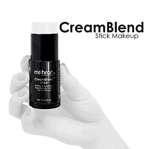 Mehron Makeup CreamBlend Stick - Body Paint (.75oz) (White)