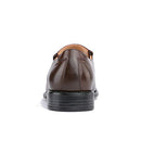 Bruno Marc Men's State-01 Dark Brown Leather Lined Dress Loafers Shoes